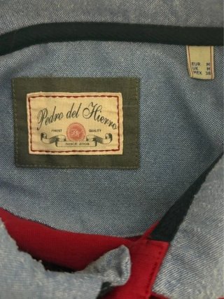 Polo Pedro del Hierro Manga Larga Talla M