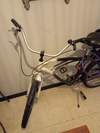 Bicicleta con silla para niño