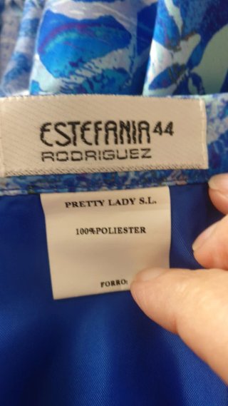 Traje de Estefanía Rodriguez