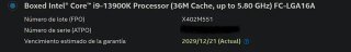 Intel i9 13900k Nuevo Precintado RMA