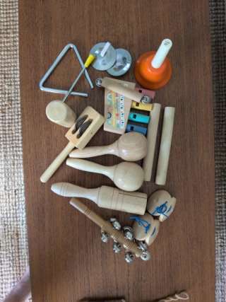 Set de Percusión Infantil Madera