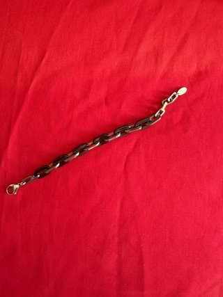 Pulsera Lotus Hombre Negra y Plateada