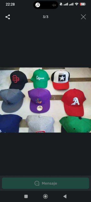 Gorras Snapback Variadas
