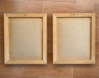 Coppia di quadri dipinti ad olio 2 X 1