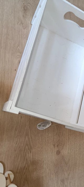Lote de madera – Caja, cajón y reno trineo