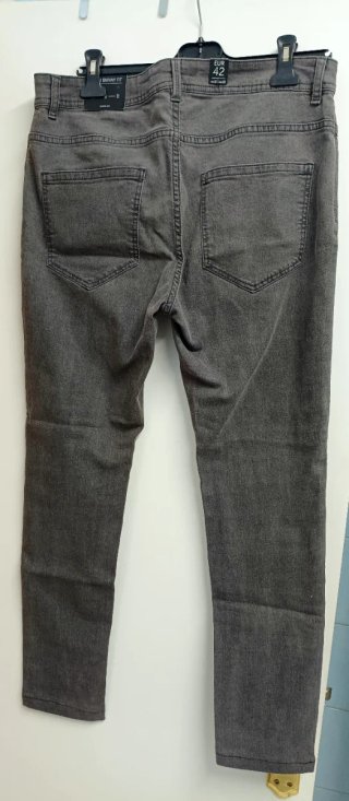 Bershka Jeans Super Skinny Fit Talla 42 Gris