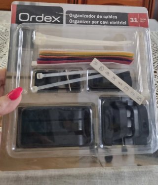 Organizador de cables Ordex 31 piezas