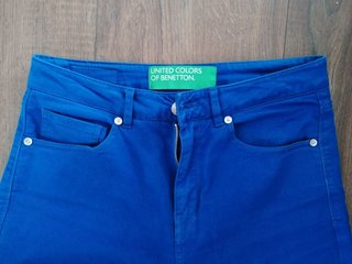 Pantalones vaqueros mujer azul
