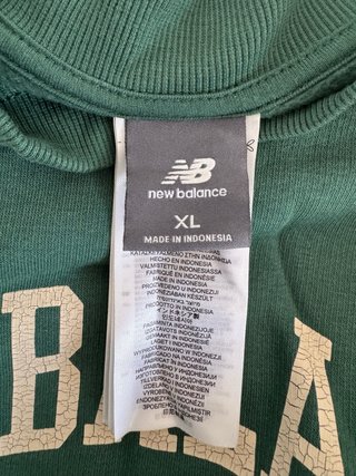 Sudadera New Balance Athletics Verde