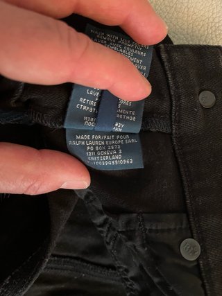Pantaloni Polo Ralph Lauren Donna Neri e blu jeans