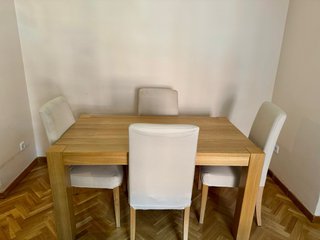 4 Sillas Comedor IKEA BERGMUND Beige