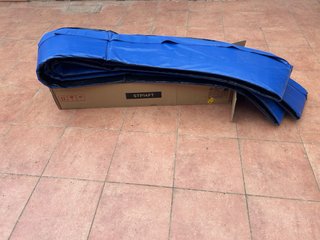 Protector Cama Elástica Repuesto Azul