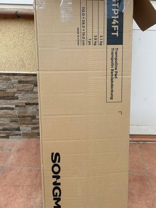 Protector Cama Elástica Repuesto Azul