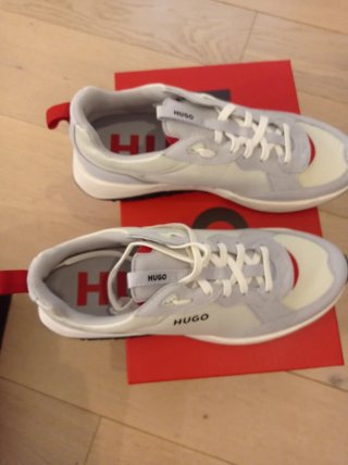 Scarpe Hugo Boss Uomo Bianche e Rosse Nuove