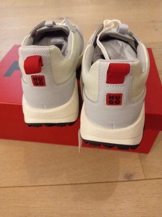 Scarpe Hugo Boss Uomo Bianche e Rosse Nuove