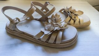Sandali per Bambina Zara Taglia 36 Fiori Rosa