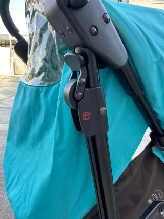 Silla de paseo bebé azul