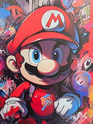 Quadro Super Mario 40x60 cm