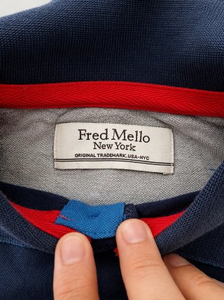 Polo Fred Mello blu