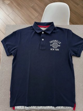 Polo Fred Mello blu