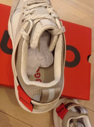 Scarpe Uomo Hugo Boss Grigio/Bianco Nuove