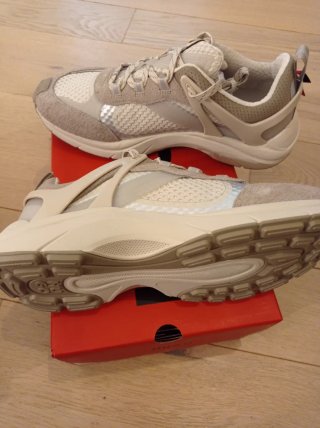 Scarpe Uomo Hugo Boss Grigio/Bianco Nuove