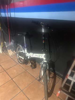 Bicicleta Plegable Folding Park Blanca