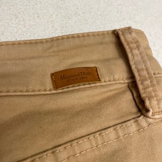 Massimo Dutti Shorts Beige Marrón Mujer