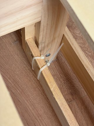 Cama extensible madera + 2 colchones