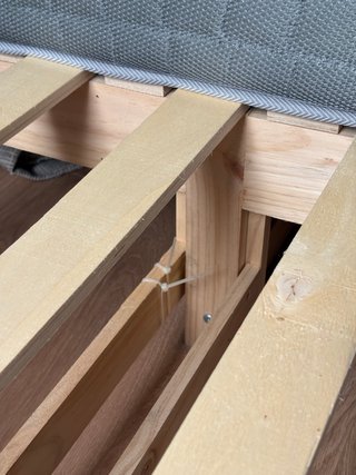 Cama extensible madera + 2 colchones