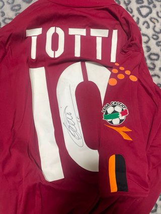 Maglia Totti Roma 10 autografata