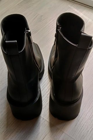 Botines estilo Track | Tacón Bloque Ancho.