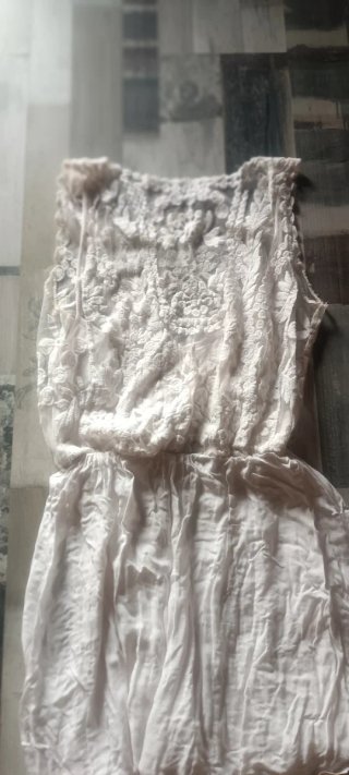 Vestido blanco verano corto talla M