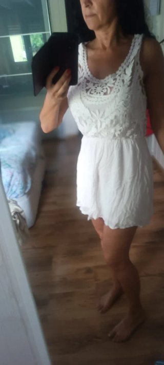 Vestido blanco verano corto talla M