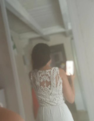 Vestido blanco verano corto talla M