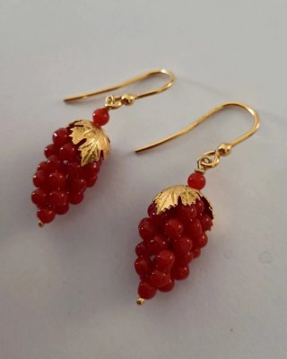 Orecchini Corallo Rosso Sardegna