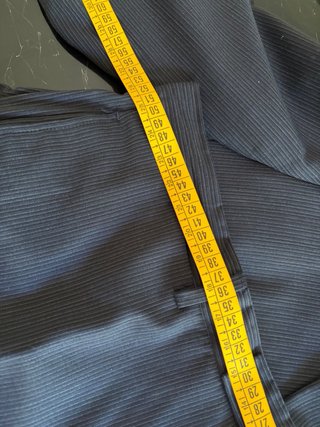 Abito uomo blu gessato