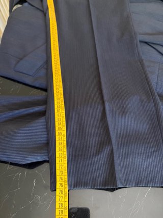 Abito uomo blu gessato