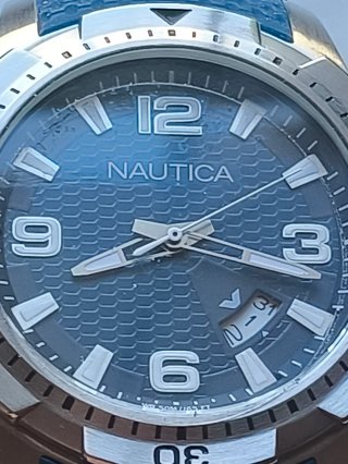 Orologio Nautica Uomo Blu/Argento con scatola