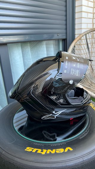 Casco Alpinestars Supertech R10 Carbono talla M