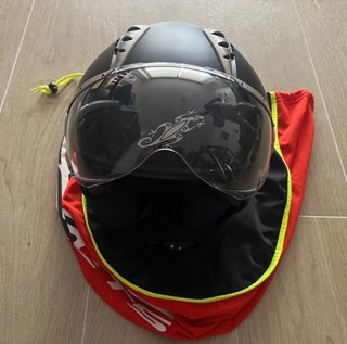 Casco Moto Jet Scorpion Exo Negro