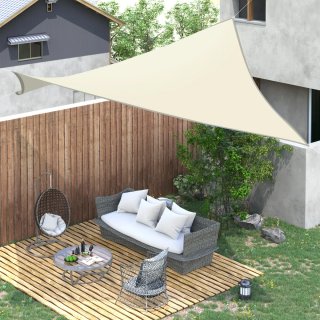 Toldo Vela Rectangular 6x4m Beige