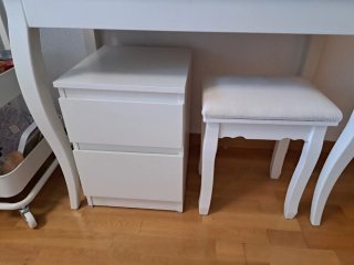 Tocador Blanco Ikea con Espejo