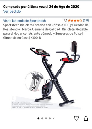 Bicicleta Estática Sportstech X100-B