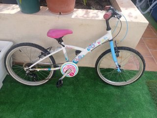 Bicicleta infantil Btwin niña