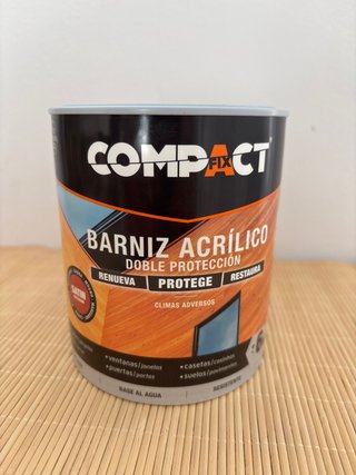 Barniz Acrílico Compact Fix Doble Protección 750m