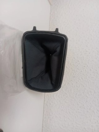 Funda palanca cambio cuero negro