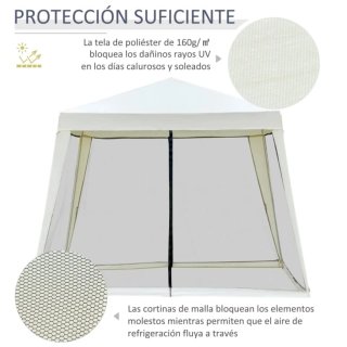 Carpa 3x3 m con mosquitero