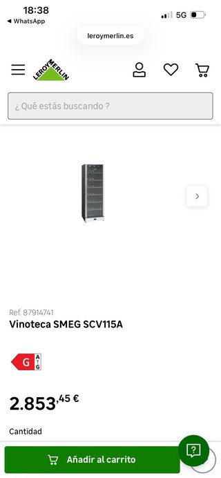 Vinoteca SMEG SCV115A