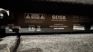 Amplificador Bajo Cort GF15B